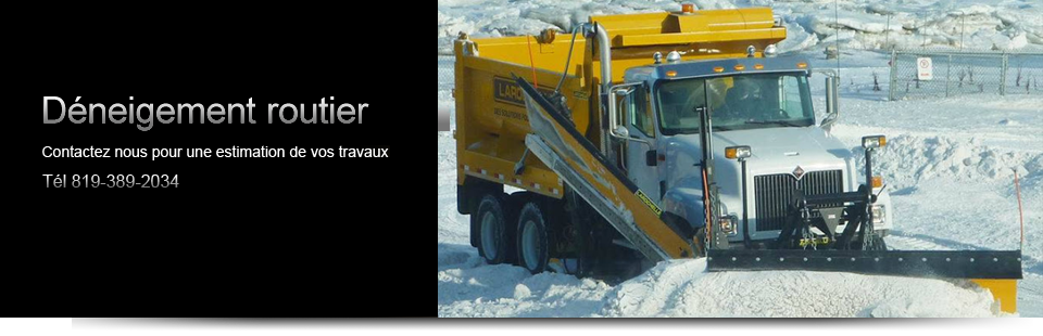 Service de déneigement routier Victoriaville