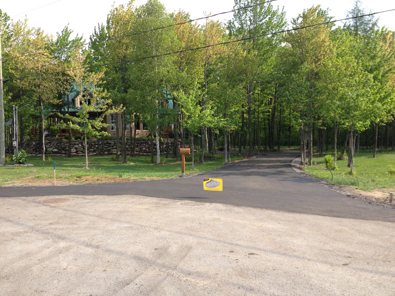 6 - Réalisation de pavage d'asphalte terminée
