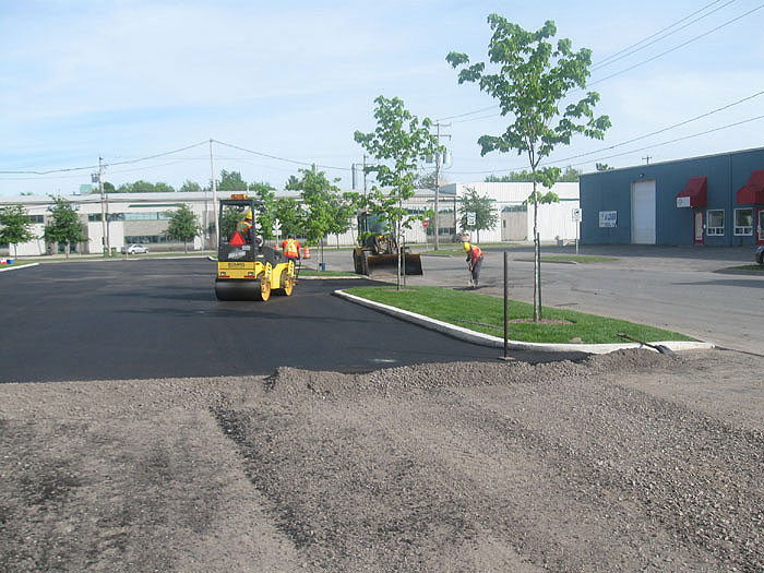 Asphalte construction Secteur commercial & Industriel
