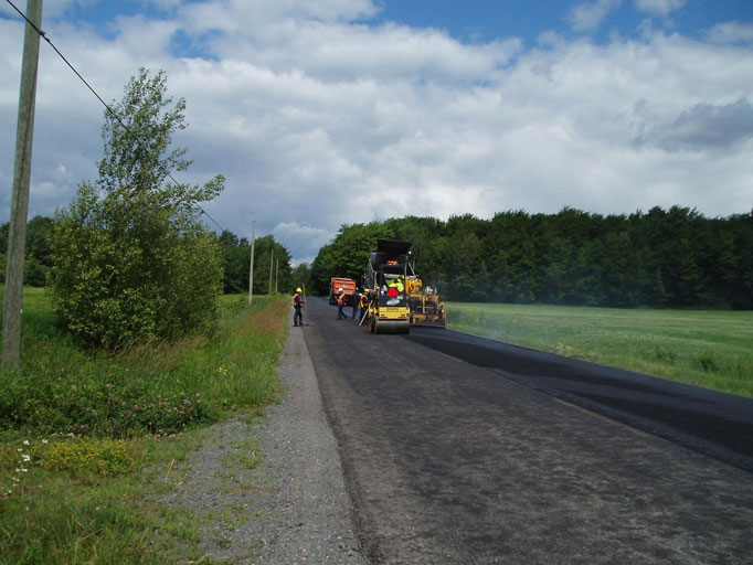 Asphalte entreprise Victoriaville Secteur municipal