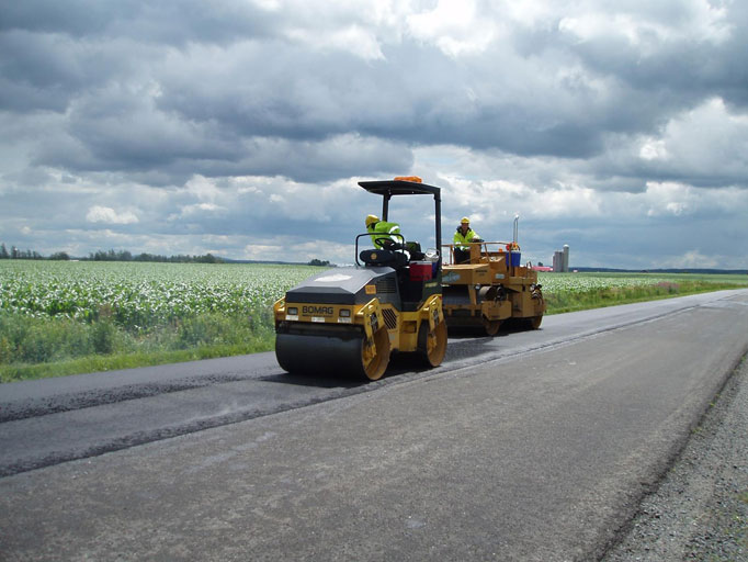 Pavage Victoriaville Secteur municipal