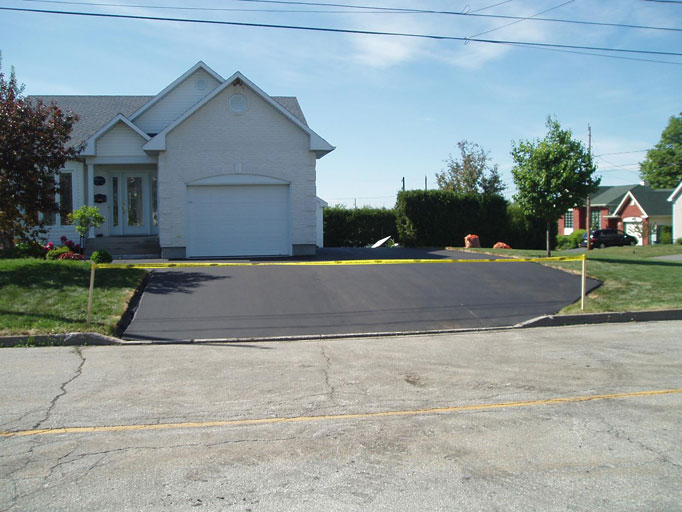 Travaux Asphaltage Secteur résidentiel