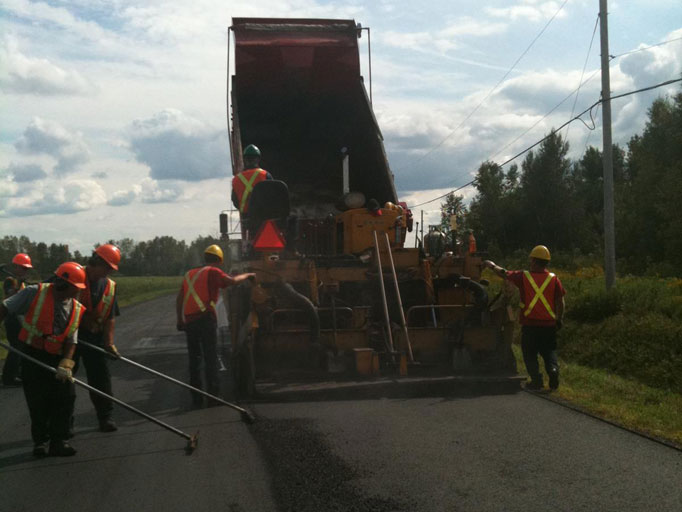 Asphaltage routier Secteur routier